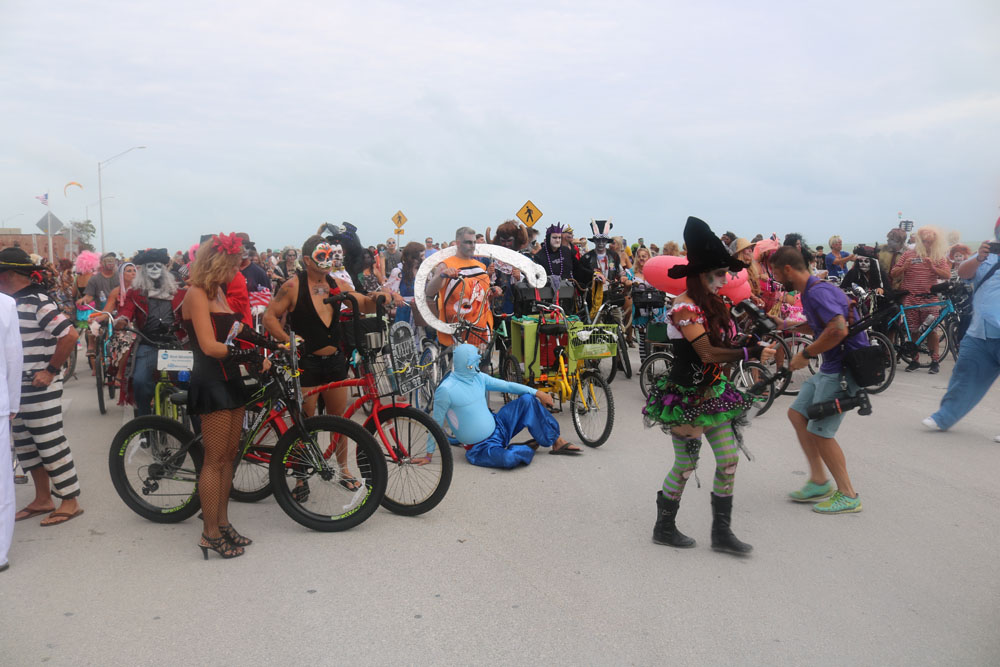 Zombie Bike Ride 2017 photo - Duval Street, Key West